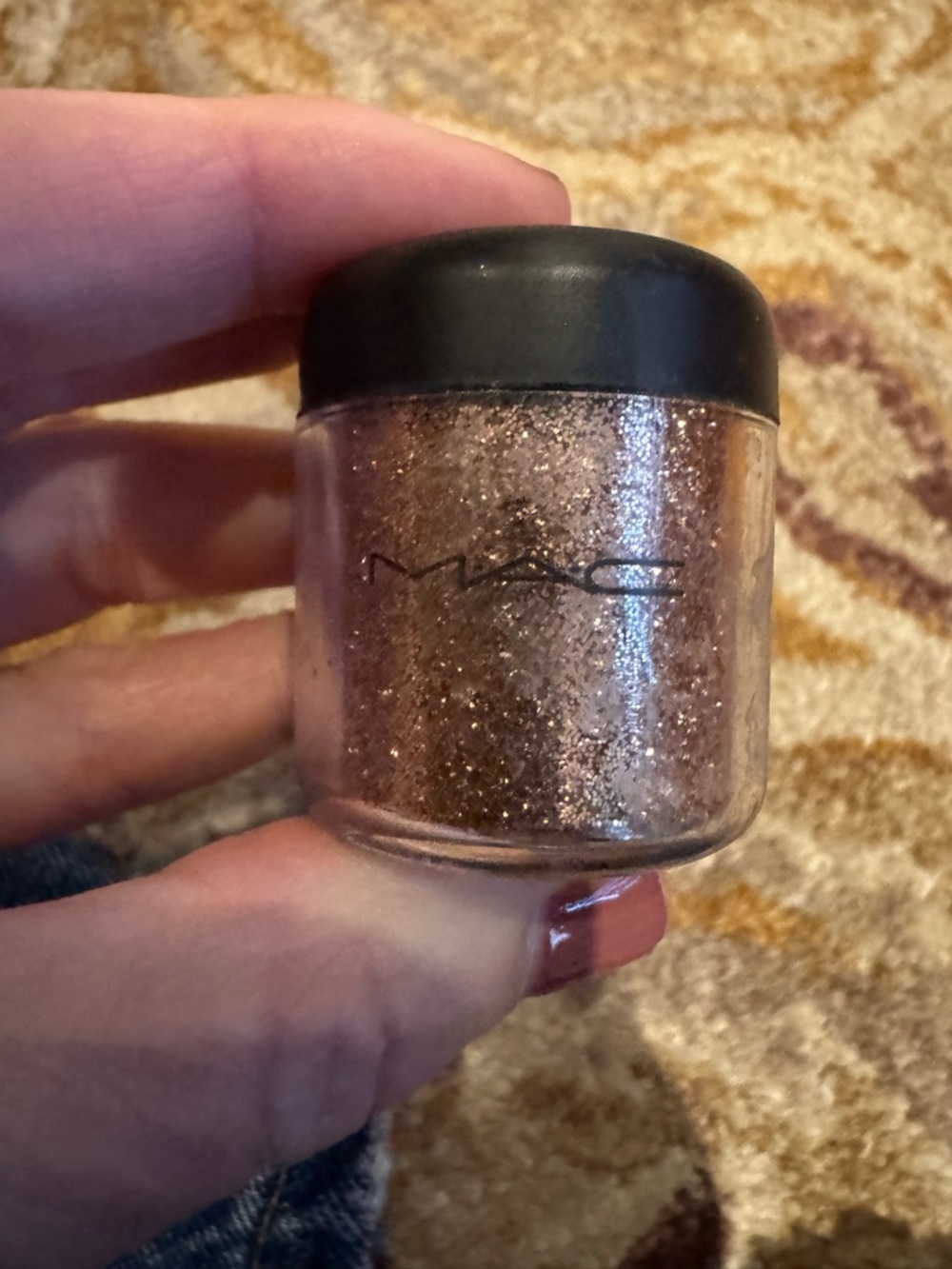 MAC Cosmetics Shimmer Pigment - Rose Bronze Glitter